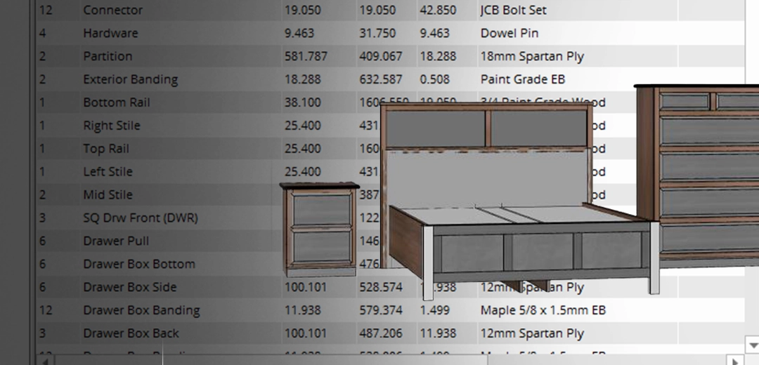 Parametric Cabinet Vision Programming for Commercial Millwork